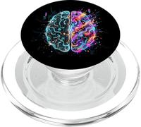Neurologist Neuroscience Brain Left and Right Thinking Mind PopSockets PopGrip for MagSafe