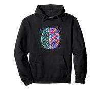 Neurologist Neuroscience Brain Left and Right Thinking Mind Pullover Hoodie