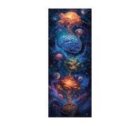 Neurons Diamond Art Kits Adults, 5D DIY Diamond Painting Brain Full Drill kits, Crystal Art Rhinestone Embroidery Cross Stitch Crafts Paint by Numbers 20 x 8 in for Autumn Decorations Room ZSDH-3722