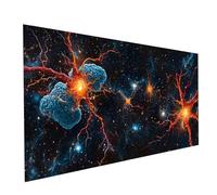 Neurons Diamond Art Kits Adults, Abstract Diamond Painting Kit, Square Full Drill Paint by Numbers for Adults 24 x 48 Inch, Crystal Art Rhinestones Embroidery Cross Stitch Artwork, Gifts Model-11749