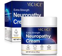 Neuropathy Cream Extra Strength to Stop Pain, Nerve Pain Relief Cream for Feet, Legs, Hands, Back with Arnica Lavender B6, Natural Calm