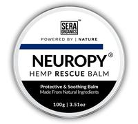 Neuropathy Cream for Nerve Pain on Feet, Legs & Hands | All Natural Soothing Balm with Hemp, Turmeric, Ginger & St John’s Wort | Comfort for Joints & Nerves | UK Made | 100g | By Sera Organics