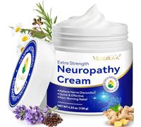 Neuropathy Relief Cream 120g, Maximum Strength Nerve Pain Relief Cream for Feet, Hands & Legs, Fast Soothing for Tingling, Burning & Numbness, Non-Greasy Natural Formula with Arnica & Vitamin B6