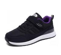 Neuropathy Shoes for Women,Adjustable,Extra Wide Shoes for Women,Breathable Comfortable,Diabetic Shoes for Women,for Elderly Walking Unisex(Black,7.5 UK)