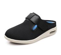 Neuropathy Shoes for Women，Adjustable Lightweight ，Extra Wide Shoes for Women，Breathable Comfortable ，Wide Width Shoes for Women，Indoor Outdoor(Black,9 UK)