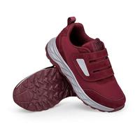 Neuropathy Shoes for Women,Adjustable Strap Wide,Extra Wide Shoes for Women, Orthopedic Breathable,Diabetic Shoes for Women,for Elderly Swollen Pain Relief(Red,6 UK)