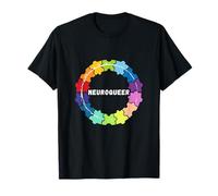 NEUROQUEER LGBTQ Gay Pride Neurodiverse Neuro Queer Autistic T-Shirt