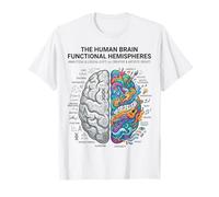 Neuroscience Brain Analytical vs Creative Mind Concept T-Shirt