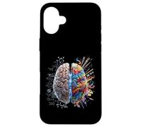 Neuroscience Brain Thinking Science Creativity Mind Case for iPhone 16 Plus