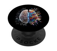 Neuroscience Brain Thinking Science Creativity Mind PopSockets Adhesive PopGrip