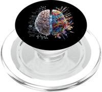 Neuroscience Brain Thinking Science Creativity Mind PopSockets PopGrip for MagSafe