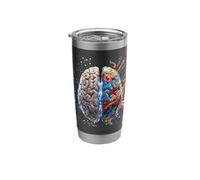 Neuroscience Brain Thinking Science Creativity Mind Stainless Steel Insulated Tumbler