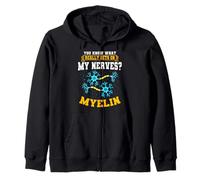 Neuroscientist Myelin Neurobiologist Neuroscience Biology Zip Hoodie