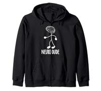 Neuroscientist Neurobiologist Neuroscience Neuro Dude Zip Hoodie