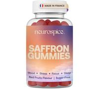 Neurospice Saffron Gummies | Adults & Kids 4+ | Doctor-Formulated | High Strength Extract for Mood, Focus, Stress & Sleep Support