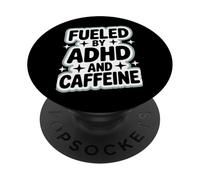Neurospicy Life Fueled By ADHD And Caffeine Vibes PopSockets Adhesive PopGrip