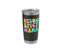 NEUROSPICY Mama ADHD Awareness Cute Neuro Spicy Mom Funny Stainless Steel Insulated Tumbler