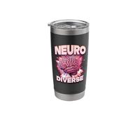 Neurospicy Neurodiverse Bootleg Vintage Stainless Steel Insulated Tumbler