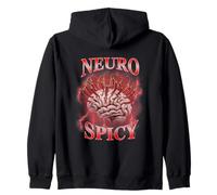 Neurospicy Neurodiverse Bootleg Vintage Zip Hoodie