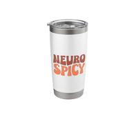 Neurospicy Neurodiversity ADHD Autism Awareness Aspergers Stainless Steel Insulated Tumbler