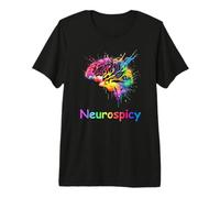 Neurospicy,Neurodiversity ADHD Autism Celebrate the Spectrum Premium T-Shirt