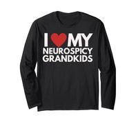 Neurospicy Neurodiversity Awareness Autistic ADHD Long Sleeve T-Shirt