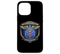 Neurosurgeon Brain And Beyond Caduceus Badge Surgery Doctor Case for iPhone 13 Pro Max