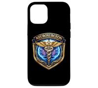 Neurosurgeon Caduceus Badge Brain Surgery Doctor Medical MD Case for iPhone 12/12 Pro