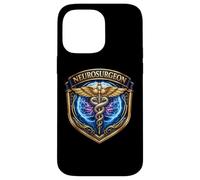 Neurosurgeon Caduceus Badge Brain Surgery Doctor Medical MD Case for iPhone 14 Pro Max