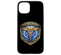 Neurosurgeon Caduceus Badge Brain Surgery Doctor Medical MD Case for iPhone 15 Plus