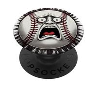 Neurotic Baseball Funny PopSockets Adhesive PopGrip