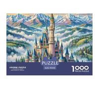 Neuschwanstein Castle 1000 Piece Jigsaw Puzzle Architecture for Age 12+ Challenging Activities Memory Games Stress Relief 70x50cm/1000pcs