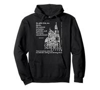 Neuschwanstein Castle Bavaria Germany, German English Pullover Hoodie