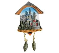 Neuschwanstein Castle Bavaria Germany Refrigerator Magnet Tourism Souvenir Fridge Decoration Creative Craft 3D