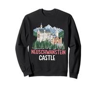 Neuschwanstein Castle Bavaria Mountains Germany Sweatshirt