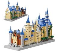 Neuschwanstein Castle Building Blocks Set, 3948 PCS Mini Micro Castle Architecture Building Kits, Creative Mini Architecture Bricks Model Toy, Gifts for Landmark House Enthusiasts