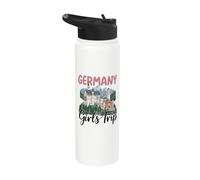 Neuschwanstein Castle Germany Girls Trip Stainless Steel Insulated Water Bottle