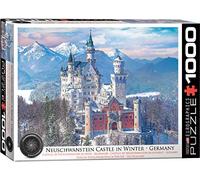 Neuschwanstein Castle in Winter 1000-Piece Puzzle