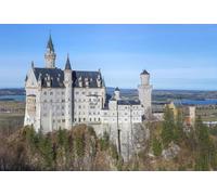 Neuschwanstein Castle Jigsaw Puzzle | 500 or 1000 Pieces | Iconic Fairytale Castle Landscape Puzzle | Premium Quality Puzzle for Adults & Travel Lovers