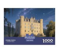 Neuschwanstein Castle Jigsaw Puzzles for Adults 1000 Piece Landmark Building Educational Challenge Games High Difficulty with Letters on Back Home Decoration Beautiful 70x50cm/1000pcs