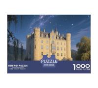 Neuschwanstein Castle Jigsaw Puzzles for Adults 1000 Pieces Landmark Building Family Game High Difficulty with Letters on Back Home Decoration Beautiful 38x26cm/1000pcs