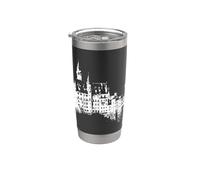 Neuschwanstein Castle Lover Vintage Bavaria I Love Germany Stainless Steel Insulated Tumbler