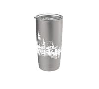 Neuschwanstein Castle Lover Vintage Bavaria I Love Germany Stainless Steel Insulated Tumbler