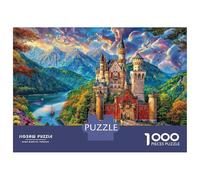 Neuschwanstein Castle Puzzle 1000 Pcs Impossible Jigsaw Puzzle, Challenge Puzzle for Adults & for Age 14 And Up 38x26cm/1000pcs