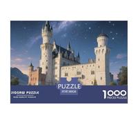 Neuschwanstein Castle Puzzle for Adults 1000 Piece Landmark Building Educational Game High Difficulty Home Decoration Beautiful 38x26cm/1000pcs