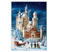 Neuschwanstein Limited Edition Richard Sellmer Advent Calendar 297x420mm glitter