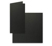 Neuser FarbenFroh DIN Long Double Cards 10.5 x 21 cm Parent 25 Stück 39 - Schwarz