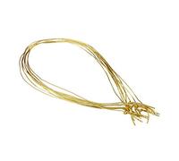 NEUSER PAPIER 100x decorative elastic band metallic gold for double cards in Din A5 and Din Lang for invitations, church booklets, menu cards, brochures, songbooks
