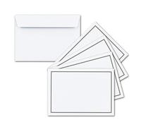 NEUSER PAPIER 75x Mourning letter envelopes DIN C6 with grey frame 114 x 162 mm self-adhesive without window Mourning border in black Mourning papers by GUSTAV NEUSER