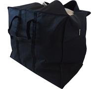 Neusu Clothes Storage Bag Large 55x45x30cm - Travel & Clothes Packing Bags For Closet, Loft, Cupboard, Bedroom Storage Solution - 70 Litres Capacity Large Storage bags With Zips - Black Clothes Bag